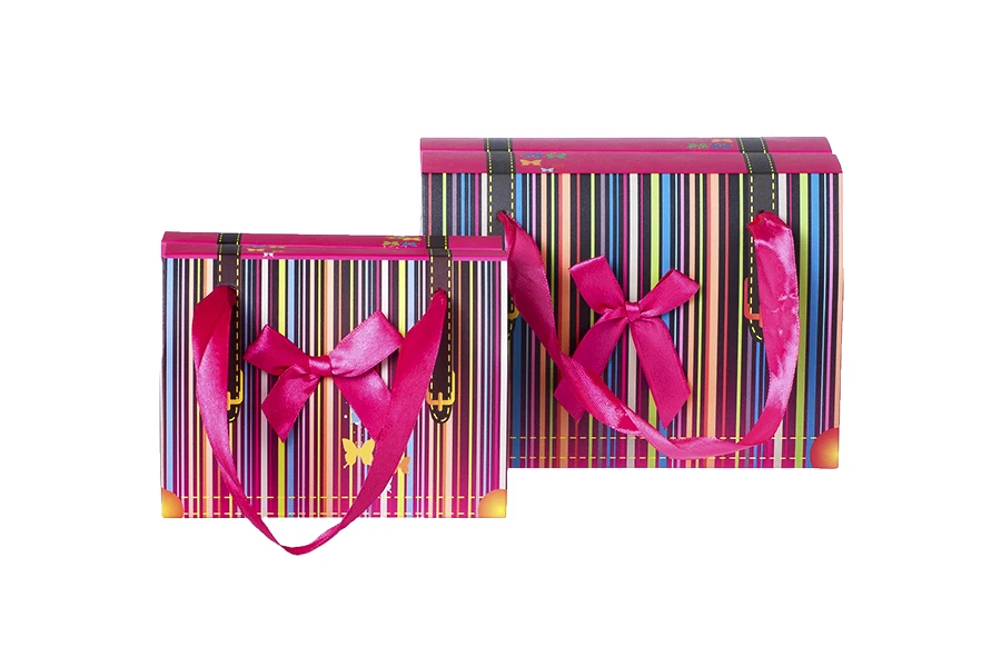 Borsa da regalo a righe Borsa da regalo a righe-dimensioni_immagine