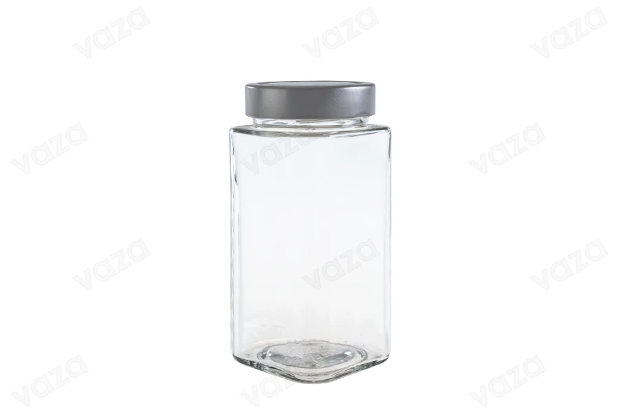 Barattolo quadrato da 580 ml T.O 70 Deep Barattolo quadrato da 580 ml T.O 70 Deep-