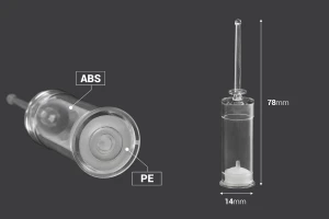 Shishe (ampulë) 3 ml për një përdorim - 100 copë-imazh_dimensione