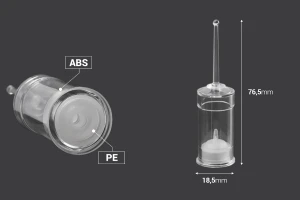 Shishe (ampulë) 5 ml për një përdorim - 100 copë-imazh_dimensione