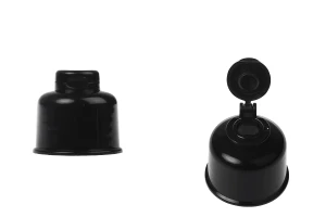 Καπάκι πλαστικό flip top PP24 σε μαύρο χρώμα-εικόνα_προϊοντική