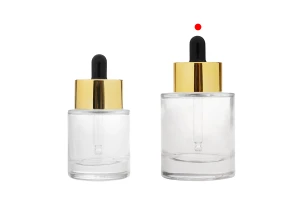 Flacon en verre transparent de 50 ml avec compte-gouttes et égouttoir-photo_groupe