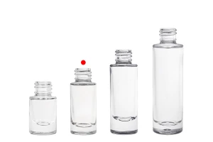 Γυάλινο διάφανο μπουκαλάκι 10 ml κυλινδρικό-εικόνα_σύνθεση