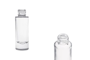 Γυάλινο διάφανο μπουκαλάκι 15 ml κυλινδρικό-εικόνα_προϊοντική