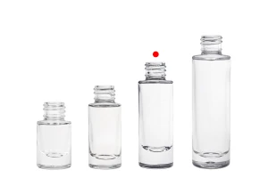 Γυάλινο διάφανο μπουκαλάκι 15 ml κυλινδρικό-εικόνα_σύνθεση