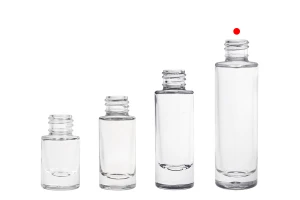 Γυάλινο διάφανο μπουκαλάκι 30 ml κυλινδρικό-εικόνα_σύνθεση