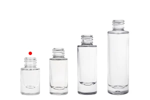 Γυάλινο διάφανο μπουκαλάκι 5 ml κυλινδρικό-εικόνα_σύνθεση