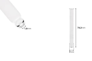 Tubo di vetro con sfera senza graduazione per bottiglia 1020-88-15-dimensioni_immagine