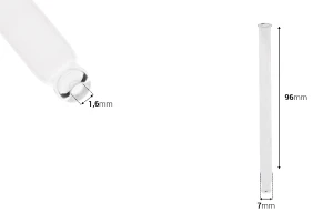 Σωλήνας γυάλινος με μπίλια χωρίς διαβάθμιση για μπουκαλάκι 1020-88-30-εικόνα_διαστάσεις