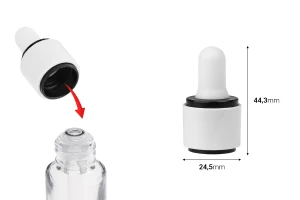 Σετ πλαστικό δαχτυλίδι για σταγονόμετρα με πιπίλα για μπουκαλάκια 1020-88--εικόνα_διαστάσεις