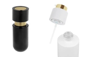 Flacon en verre de 50 ml avec pompe dorée pour crème-photo_produit