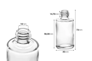 Φιάλη γυάλινη για αρώματα 30 ml στρογγυλή (18/415)-εικόνα_διαστάσεις
