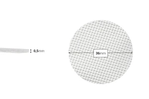 Παρέμβυσμα lift and peel επαγωγικής σφράγισης 36 mm (induction sealing) - 500 τμχ-2