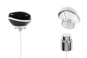 Spray argentato con tappo di lusso per flaconi di profumo con chiusura di sicurezza a crimpare da 15 mm-immagine_prodotto