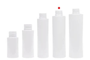 Flacon de 150 ml PET de couleur blanche ou transparente (PP24)-photo_groupe