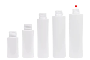 Flacon de 200 ml PET de couleur blanche ou transparente (PP24)-photo_groupe