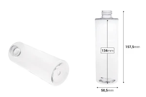 Μπουκάλι 250 ml PET σε διάφανο χρώμα (PP24)-2