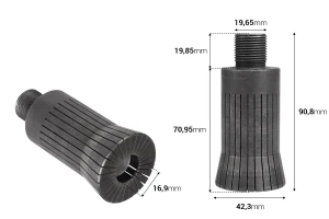 Outil pour placer des anneaux de pulvérisation dans les flacons de parfum avec fermeture à sertir (nécessite l'utilisation de la machine 1068-1)-photo_dimensions
