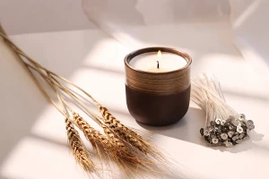 Φυτίλια βαμβακερά κερωμένα για κεριά με μήκος 100 mm και μεταλλική βάση - 50 τμχ-εικόνα_σύνθεση