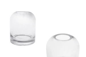 Barattolo decorativo in vetro da 210 ml per diffusore di fragranza a bastoncini o fiori-1