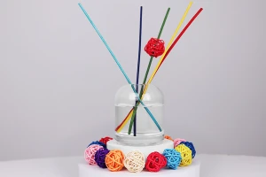 Barattolo decorativo in vetro da 210 ml per diffusore di fragranza a bastoncini o fiori-3