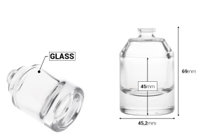 Shishe luksoze parfumi 30 ml me mbyllje sigurie 15 mm me krehje-imazh_dimensione