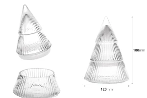 Tree-shaped glass container 120x180 mm for candle-image_dimensions