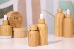 Γυάλινο μπουκαλάκι για αιθέρια έλαια 10 ml με στόμιο PP18 και επικάλυψη bamboo-εικόνα_σύνθεση