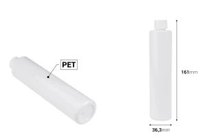 Ανταλλακτικό εσωτερικό λευκό μπουκάλι με λευκό καπάκι για τον κωδικό 1193-4-100-εικόνα_διαστάσεις