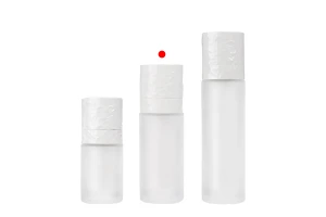 Επαναγεμιζόμενο μπουκάλι airless 30 ml με αντλία κρέμας και εξωτερική γυάλινη θήκη αμμοβολής-εικόνα_σύνθεση