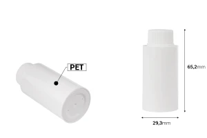 Ανταλλακτικό εσωτερικό λευκό μπουκάλι με λευκό καπάκι για τον κωδικό 1193-6-15-εικόνα_διαστάσεις