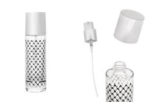 Φιάλη αρωμάτων 30 ml με ασημί σπρέι και καπάκι (PP 15)-εικόνα_προϊοντική