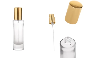 Φιάλη αρωμάτων 30 ml διάφανη με σπρέι και καπάκι αλουμινίου-εικόνα_προϊοντική