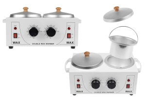 Διπλή λευκή μηχανή τήξης - υγροποίησης κεριού 600/600 ml-εικόνα_προϊοντική