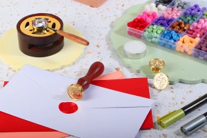 Σφραγίδα για βουλοκέρι διαμέτρου 25 mm σε διάφορα σχέδια-εικόνα_σύνθεση