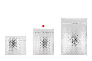 Luftpolsterumschläge 13x18 cm in glänzendem Silber oder Gold - 10 Stück-bildgruppe