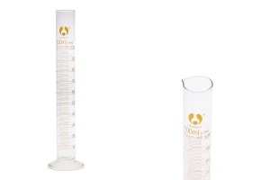 Γυάλινος ογκομετρικός σωλήνας 100 ml με διαβάθμιση-1