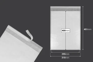 Χάρτινος φάκελος 310x400 mm με αυτοκόλλητο κλείσιμο - 100 τμχ-2