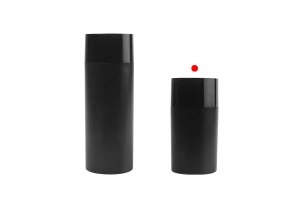 Μπουκαλάκι μαύρο 15 ml (44x85 mm) με οπές και καπάκι-5