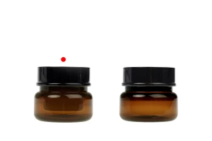 Plastic amber jar 30 ml double-bottom with plastic gasket and cap-image_group