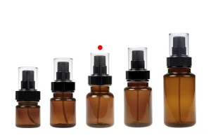 Πλαστικό καραμελέ μπουκάλι 80 ml κυλινδρικό με μαύρο σπρέι και διάφανο καπάκι-εικόνα_σύνθεση