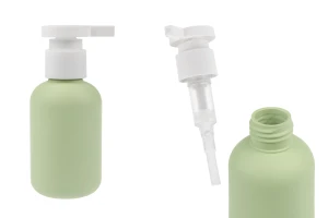 Πλαστικό μπουκάλι (HDPE) 100 ml με αντλία για σαμπουάν - αφρόλουτρο και λοσιόν-εικόνα_προϊοντική