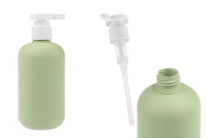 Πλαστικό μπουκάλι (HDPE) 300 ml με αντλία για σαμπουάν - αφρόλουτρο και λοσιόν-εικόνα_προϊοντική