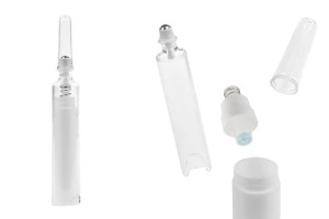 Μπουκαλάκι Airless 10 ml με roll on για serum και καπάκι -εικόνα_προϊοντική
