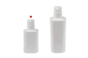 Flacone in PET da 300 ml di colore bianco con pompa (PP32)-4