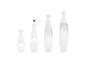 Plastic transparent bottle 10 ml with "nose" and screw cap - 50 pcs-image_group
