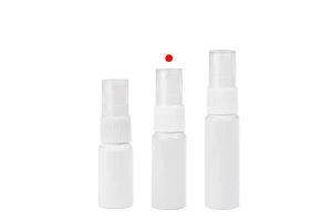 Λευκό μπουκαλάκι αλουμινίου 10 ml με λευκό πλαστικό σπρέι-εικόνα_σύνθεση