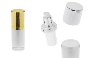 Επαναγεμιζόμενο ακρυλικό μπουκαλάκι πολυτελείας 30 ml με αντλία κρέμας και καπάκι-εικόνα_προϊοντική