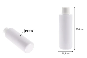 Ανταλλακτικό εσωτερικό λευκό μπουκαλάκι 50 ml με λευκό καπάκι για τον κωδικό 1289-1-50-0-εικόνα_διαστάσεις