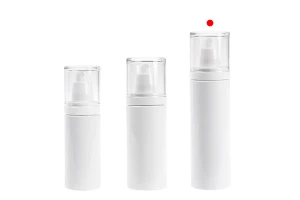 Flacon blanc en plastique (PET) de 200 ml avec vaporisateur et bouchon transparent-photo_groupe